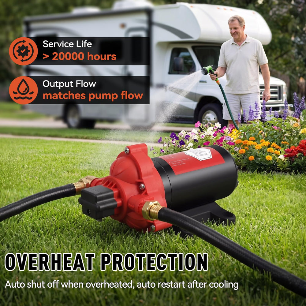 Pumpoasis inlet filter with 1/2 and 3/4 inch adapters protecting pump internals