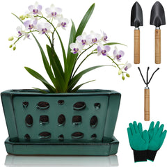 Pumtus front view of rectangular planter highlighting elegant shape and stability