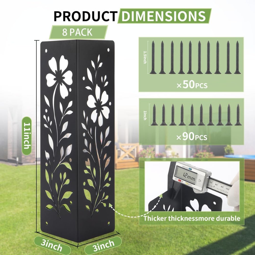 puobao close-up of floral cutout detail showing decorative design and strength benefit: stylish reinforcement