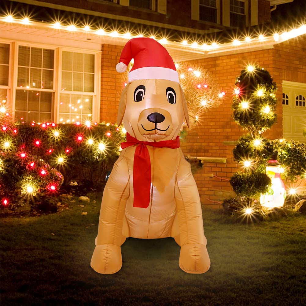 Pup Lights yard display showing dog decoration enhancing outdoor decor