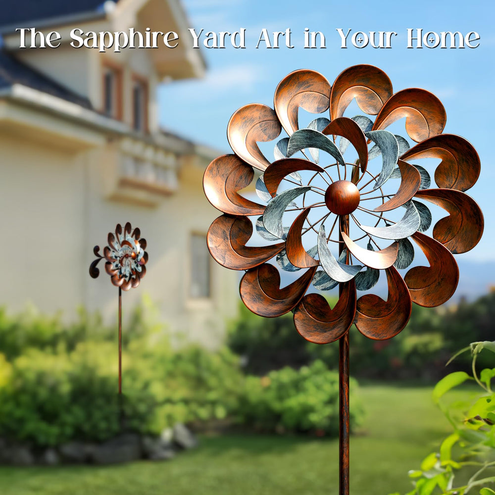 Pure Echo blade close-up revealing 23-inch blades and vibrant rustproof finish
