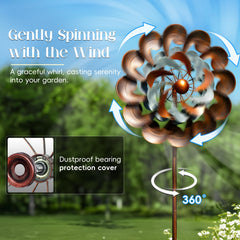 Pure Echo sealed-bearing detail demonstrating smooth rotation and weather protection