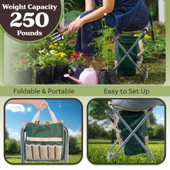 Pure Garden five rust-resistant hand tools laid out for task versatility