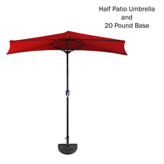 Pure Garden close-up of red polyester canopy texture for durable sun protection
