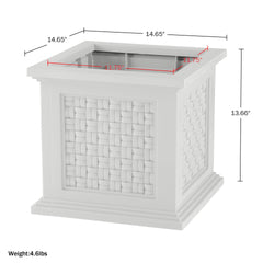 Pure Garden rattan-style texture close-up highlighting durable weather-resistant finish