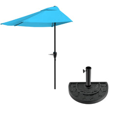 Pure Garden crank and pole detail demonstrating easy one-hand operation for quick setup