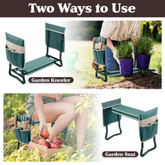 Pure Garden close-up of EVA foam padding highlighting comfortable knee protection