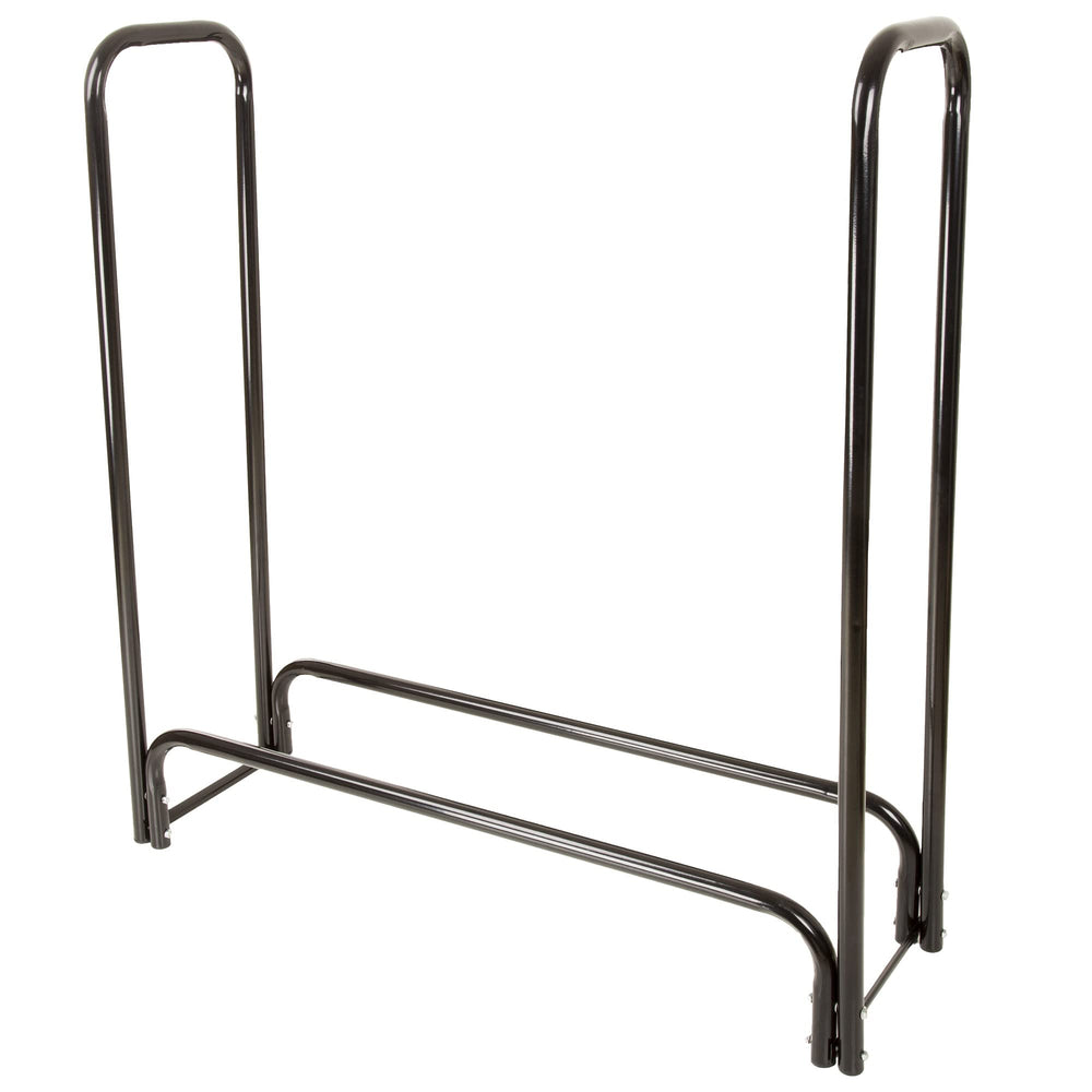 Pure Garden front view of firewood rack showing stable log storage benefit