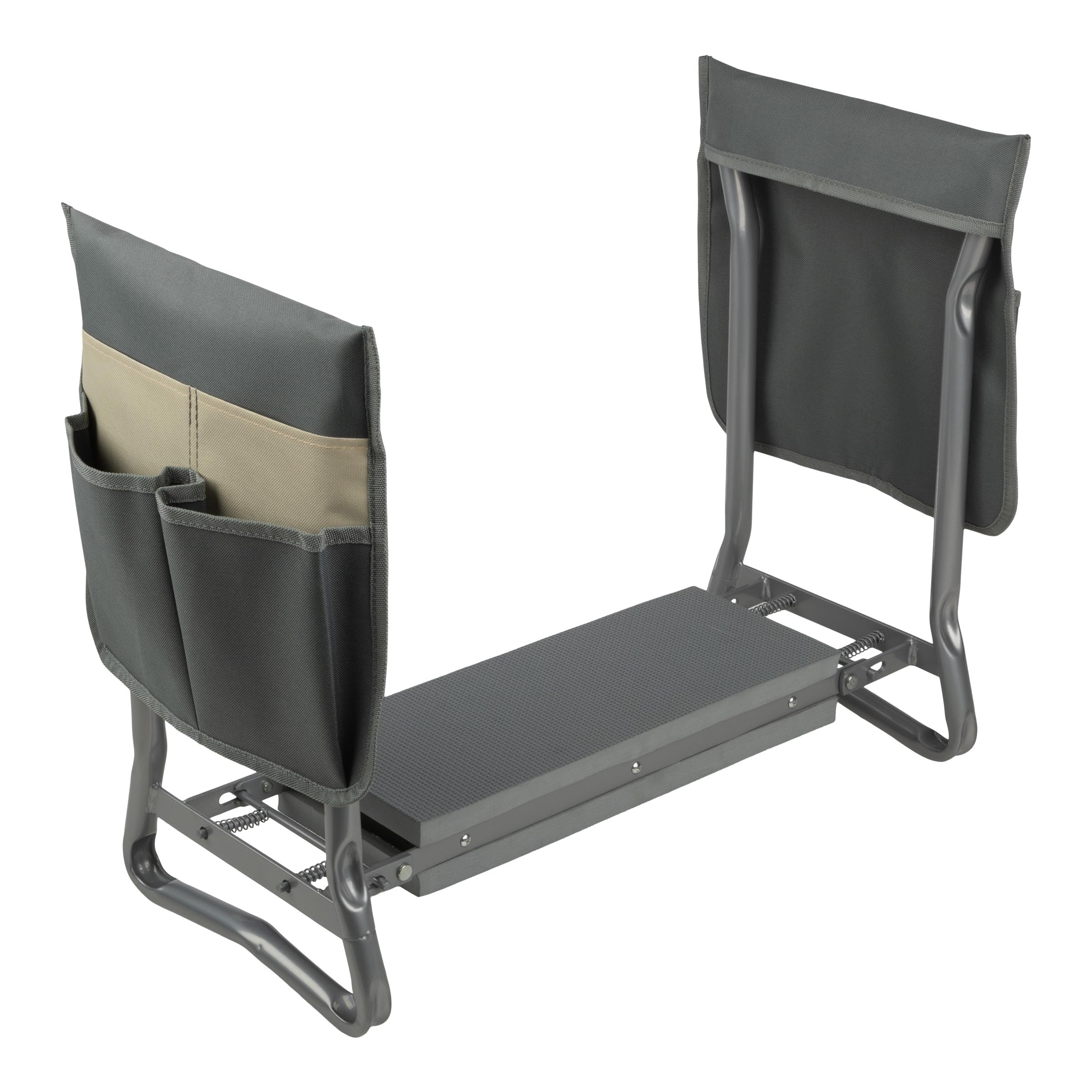 Pure Garden front view showing kneeler seat and handles for stable support