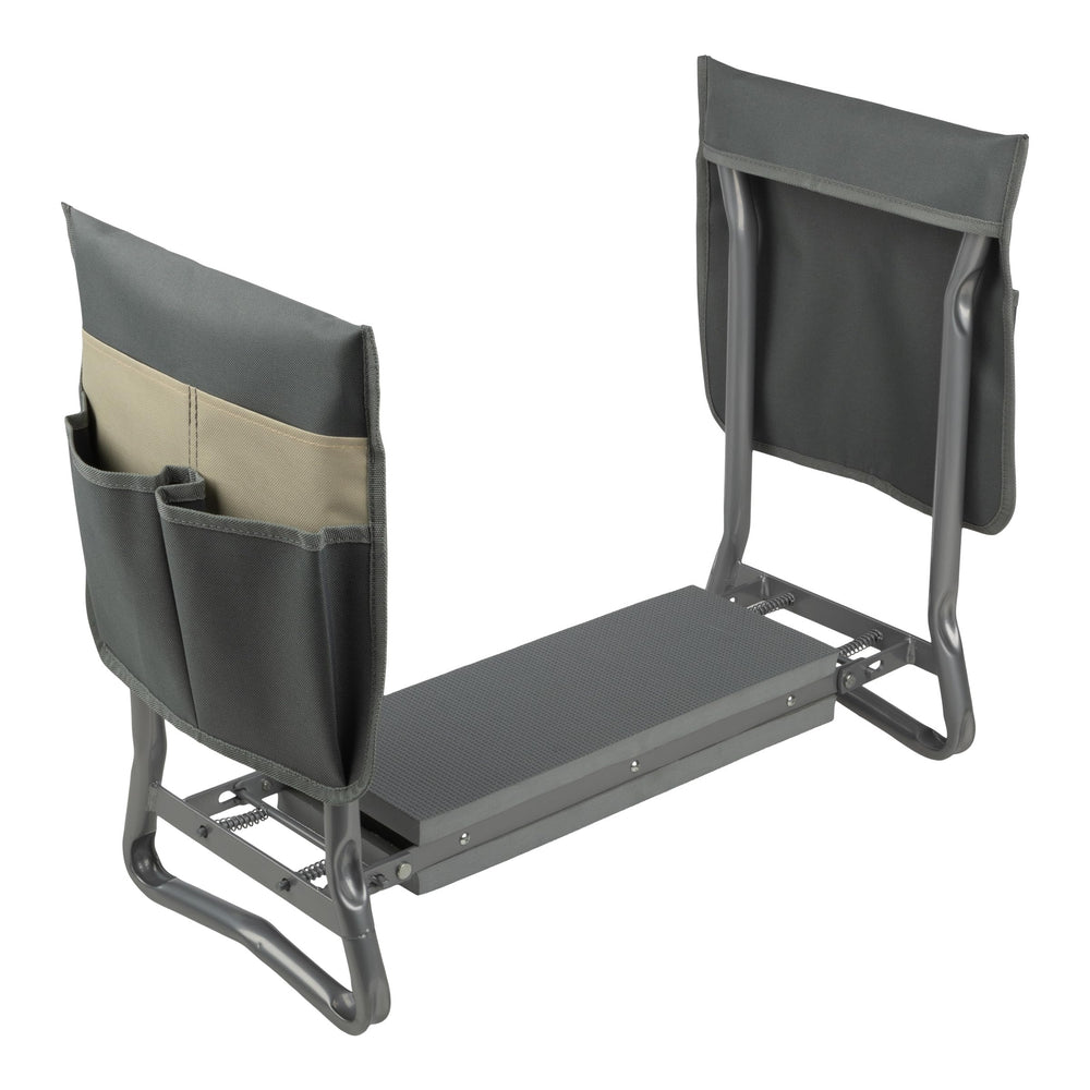 Pure Garden front view showing kneeler seat and handles for stable support