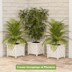 Pure Garden open bottom with removable insert enabling drainage options