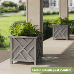 Pure Garden side profile with dimensions demonstrating scale and placement guidance