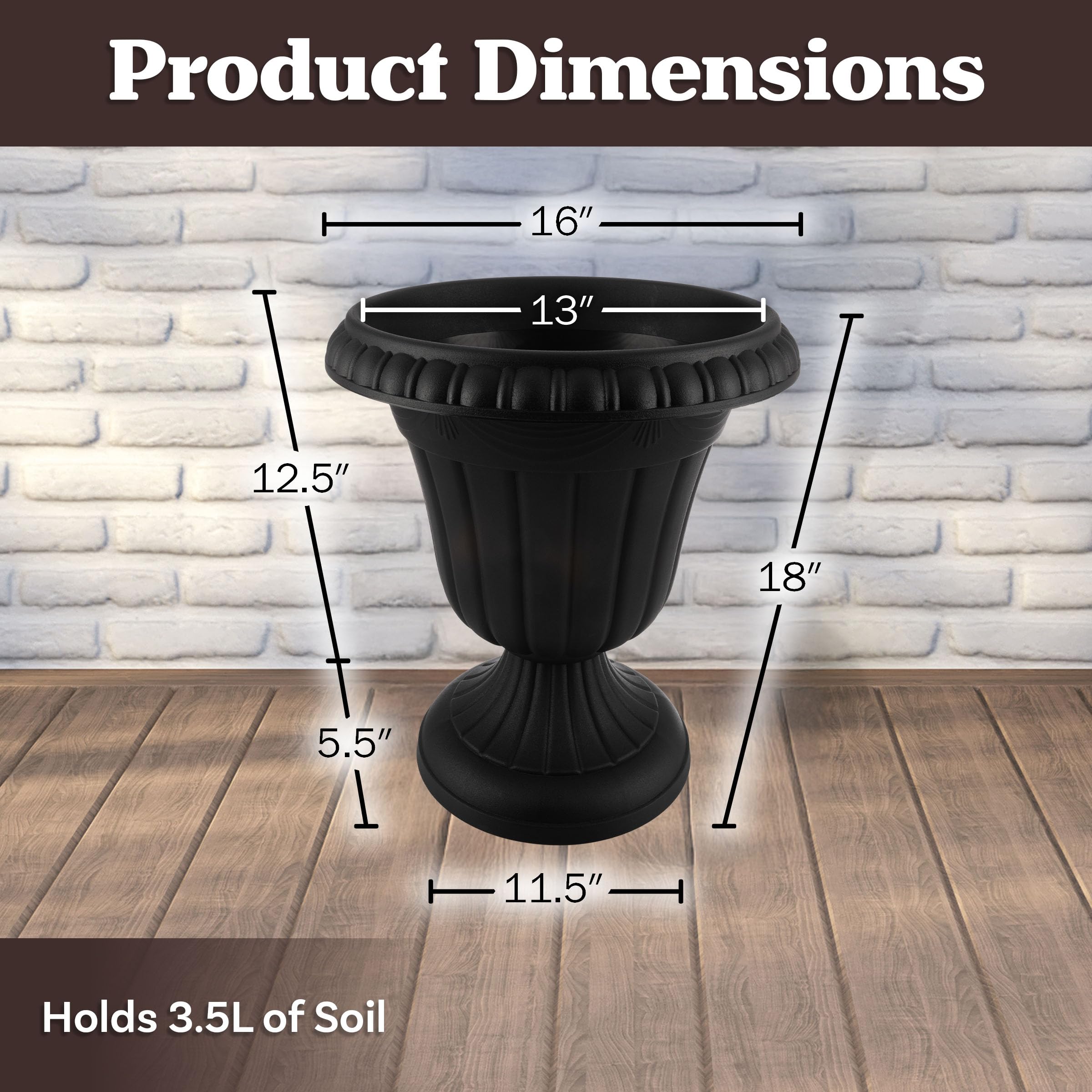 Pure Garden planters disassembled and boxed illustrating compact storage convenience