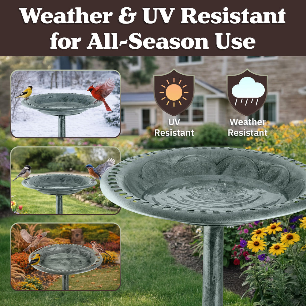 Pure Garden ground hooks and sand-fillable post for extra stability and wind resistance