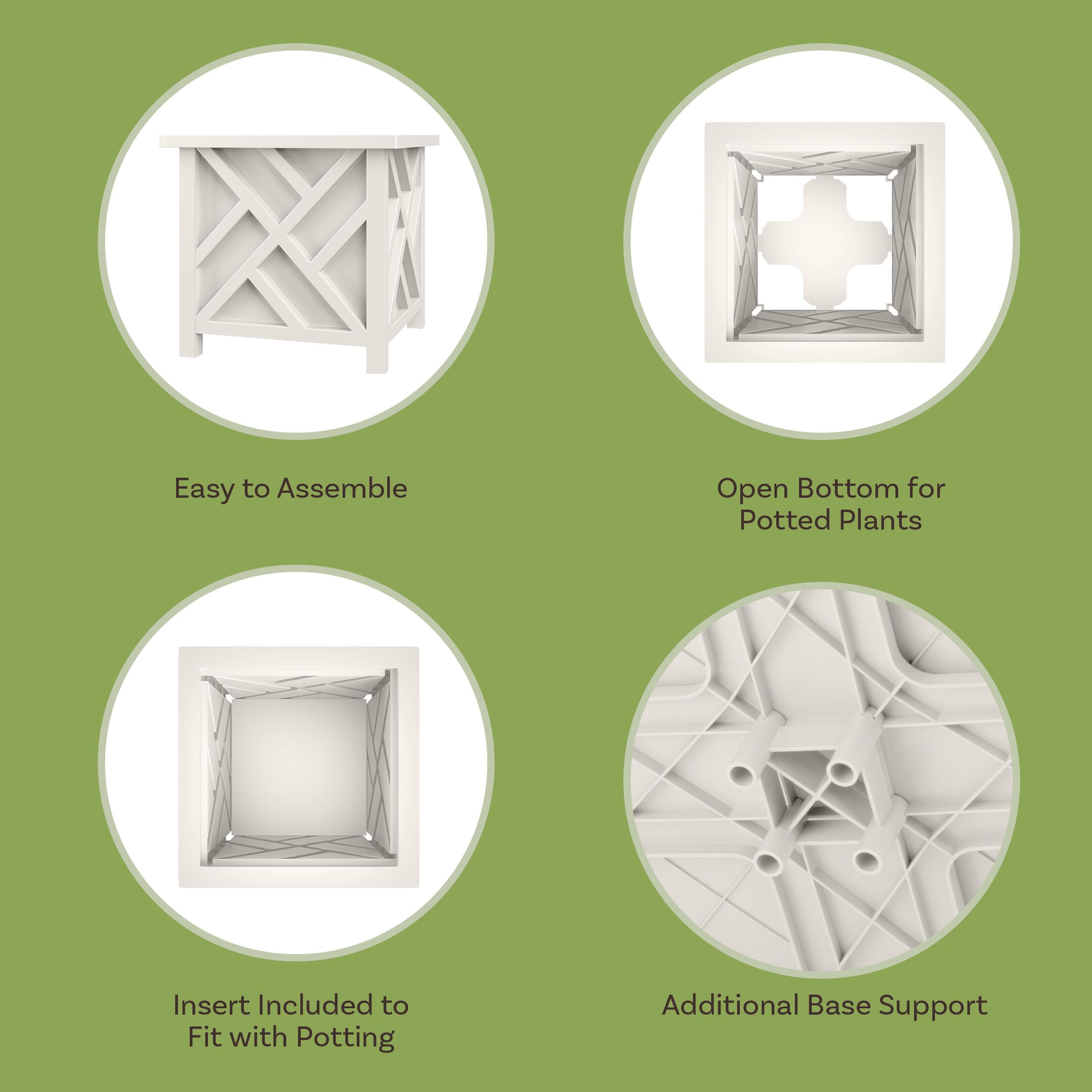 Pure Garden top view revealing interior dimensions and capacity benefit