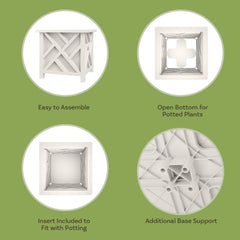 Pure Garden top view revealing interior dimensions and capacity benefit