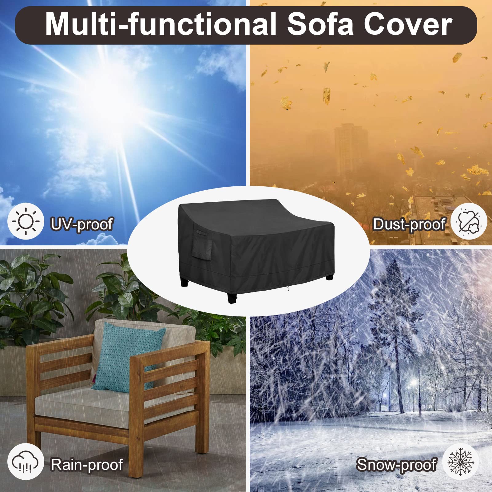 PureFit air vent to reduce condensation and keep sofa dry