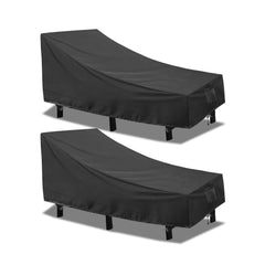 PureFit front view of chaise cover showing full protection and neat fit