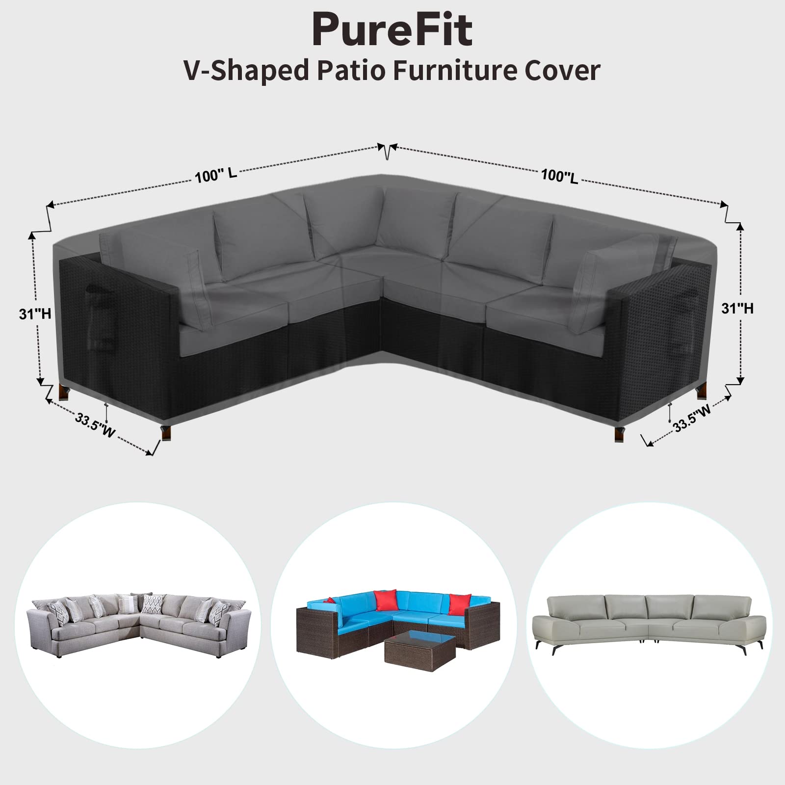PureFit close-up of 500D oxford fabric texture showing durable waterproof protection