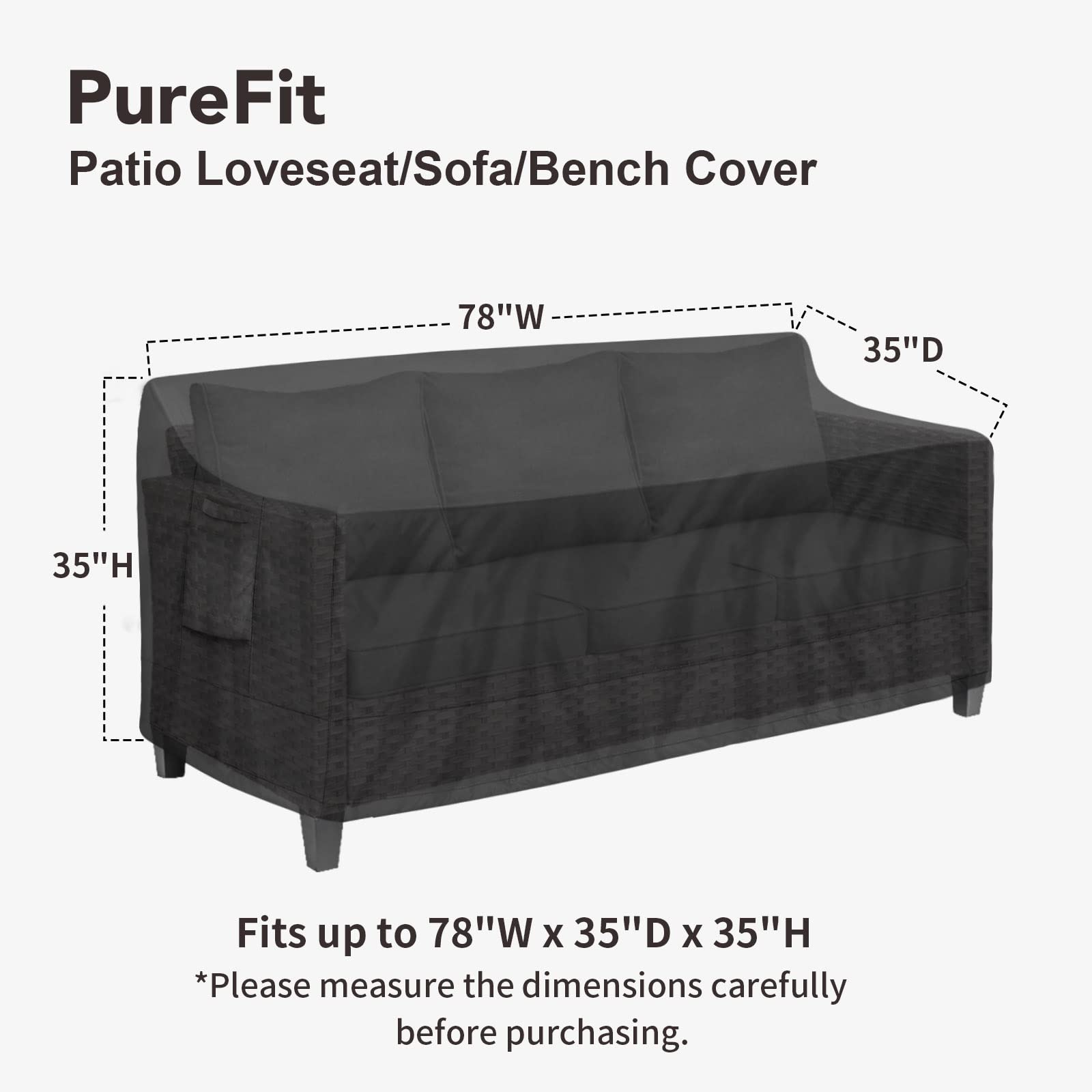 PureFit close-up of 500D oxford fabric texture highlighting durable waterproof finish