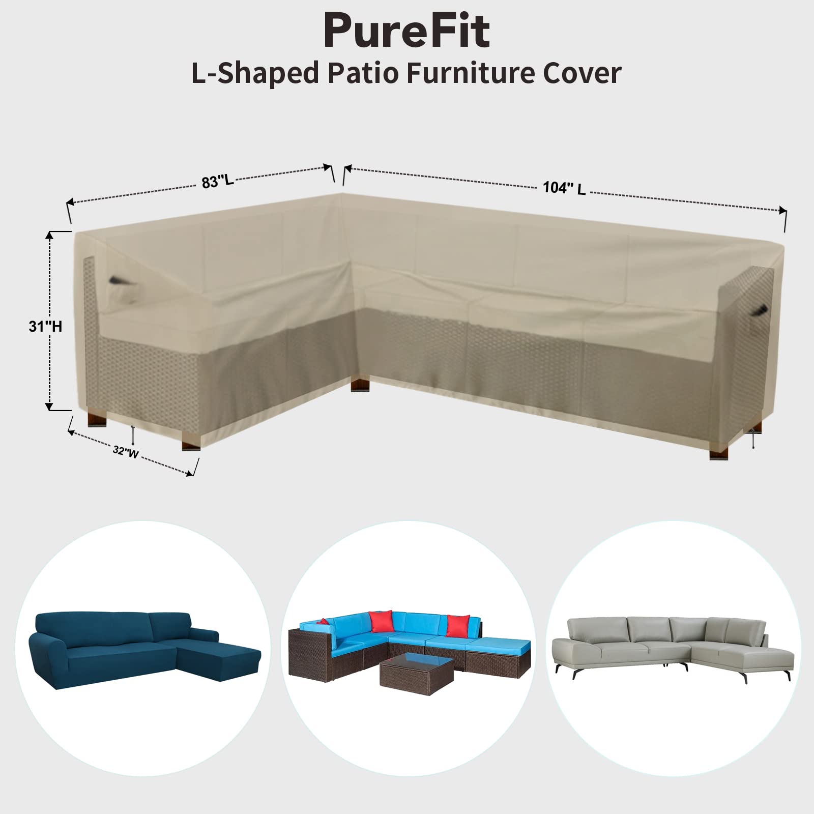 PureFit close-up of 500D fabric texture showing durable finish