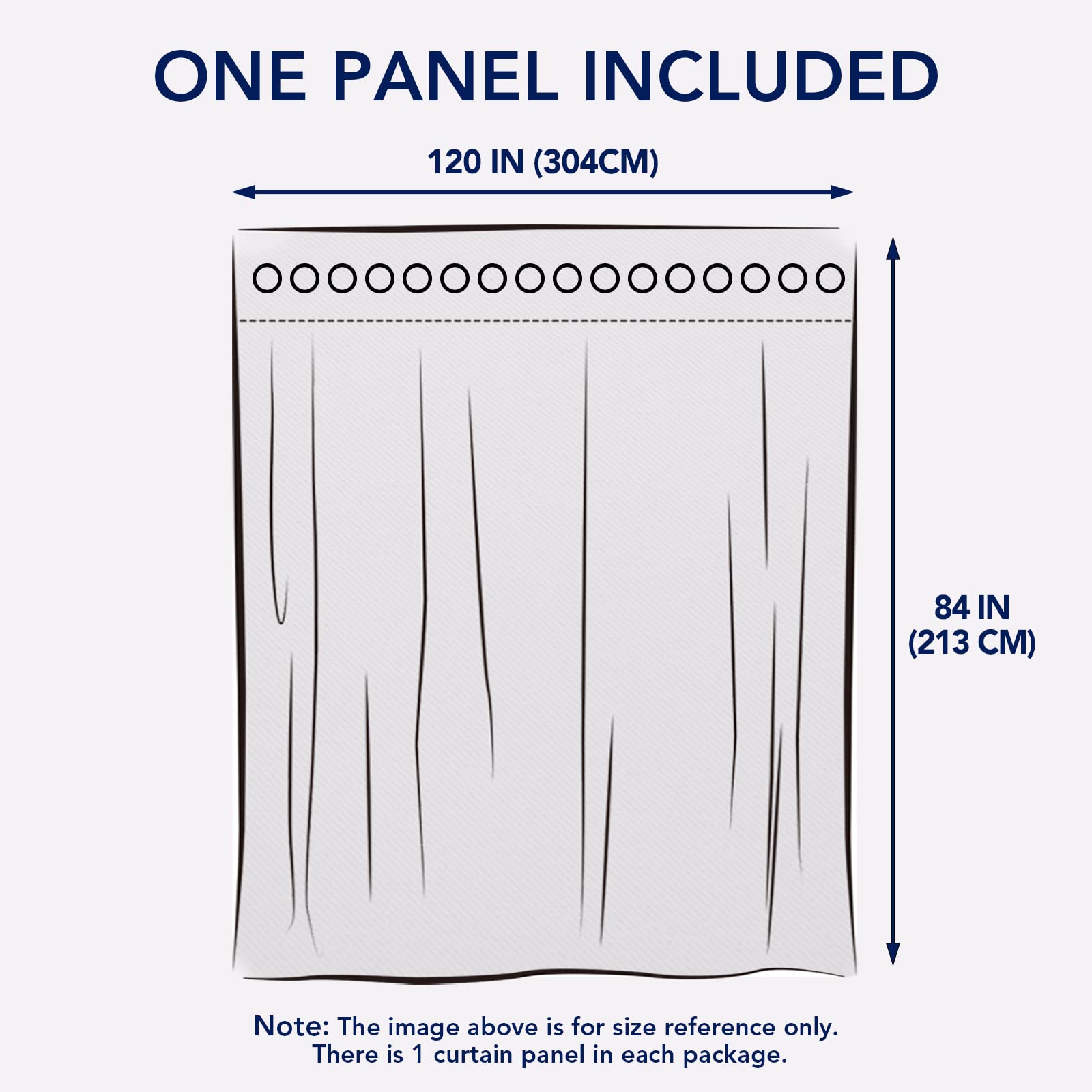 PureFit panel beside measuring tape showing 120 by 84 inch dimensions