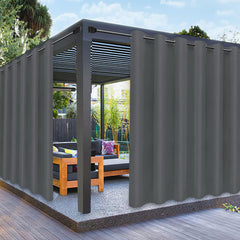 PureFit front panel on patio showing privacy and shade