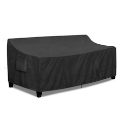 PureFit front view on 3-seater patio sofa showing full coverage and protection