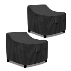 PureFit front view of fitted chair cover protects patio furniture