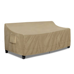 PureFit front view of covered 3-seater sofa showing full protection and neat fit