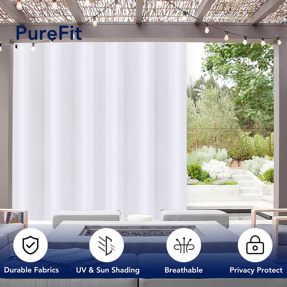 PureFit rustproof silver grommet detail for easy rod mounting