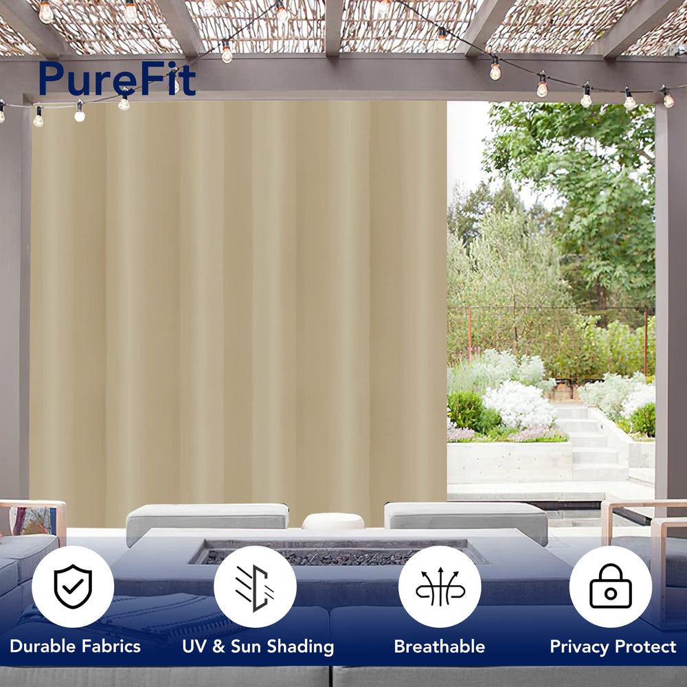 PureFit silver rust-proof grommets detail for durable hanging