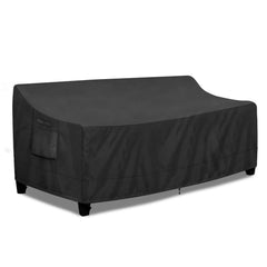 PureFit front view of cover protecting a 4-seater sofa shows full coverage benefit