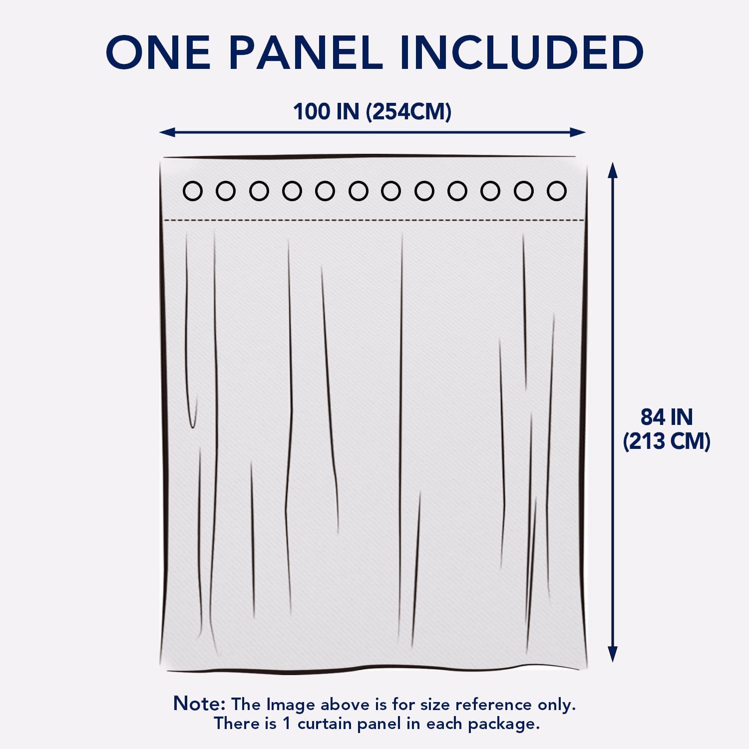 PureFit panel beside measuring tape showing 100 by 84 inch scale