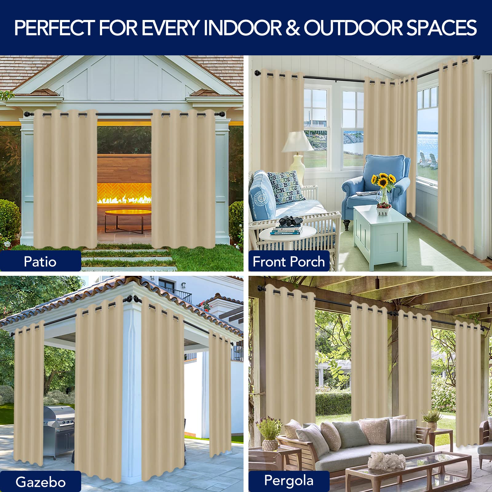 PureFit curtain next to chair showing 52x108 inch panel size and scale advantage