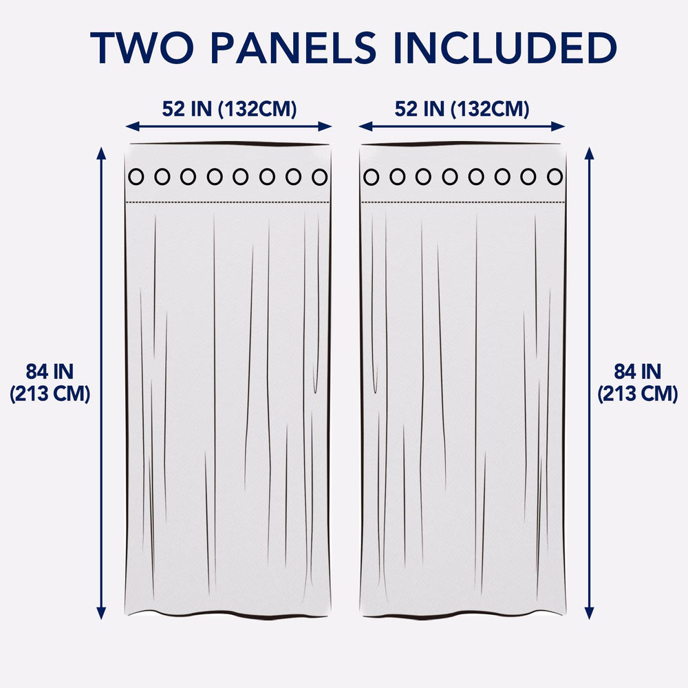 PureFit panel length compared to chair showing true 84-inch scale