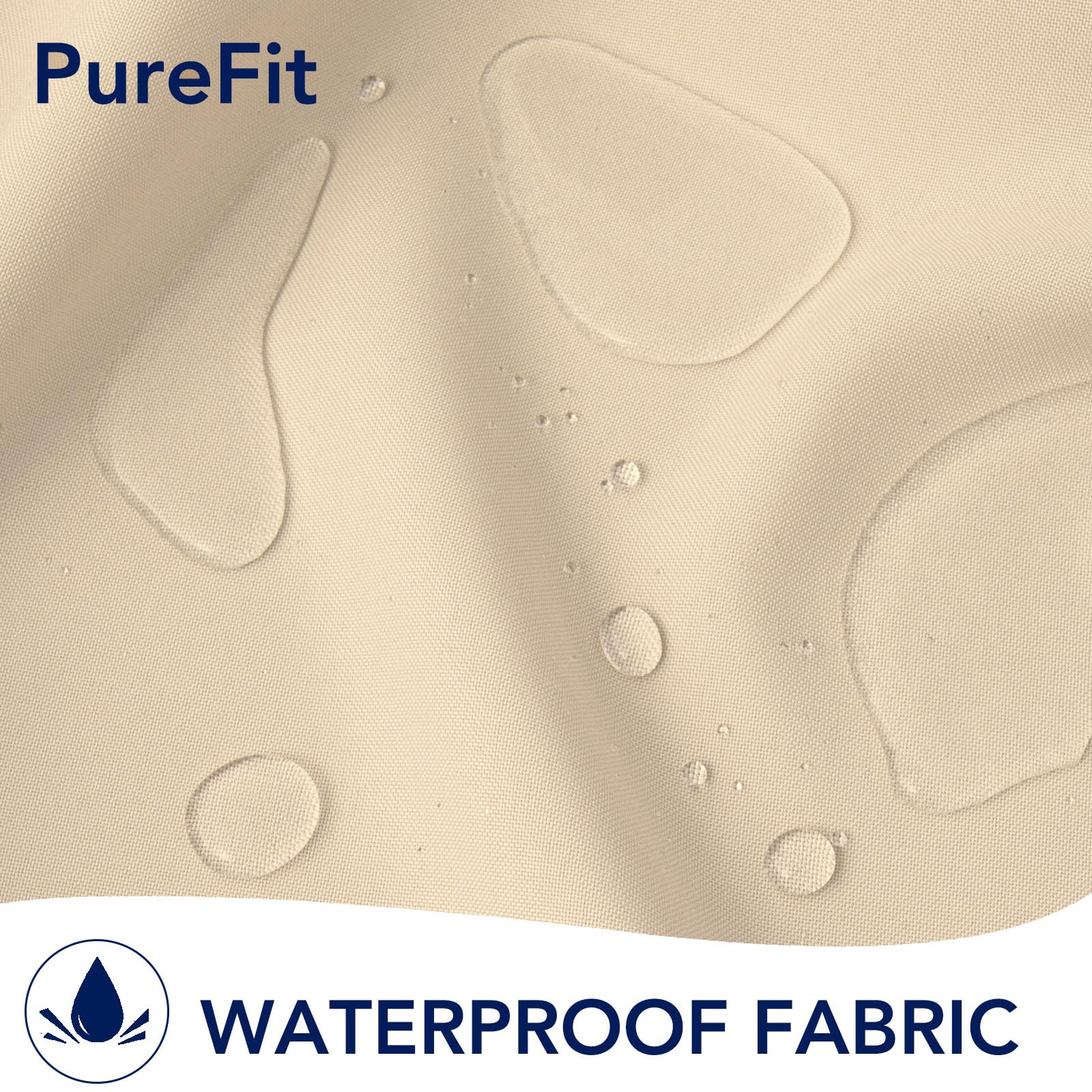 PureFit close-up of textured polyester fabric showing durable weave