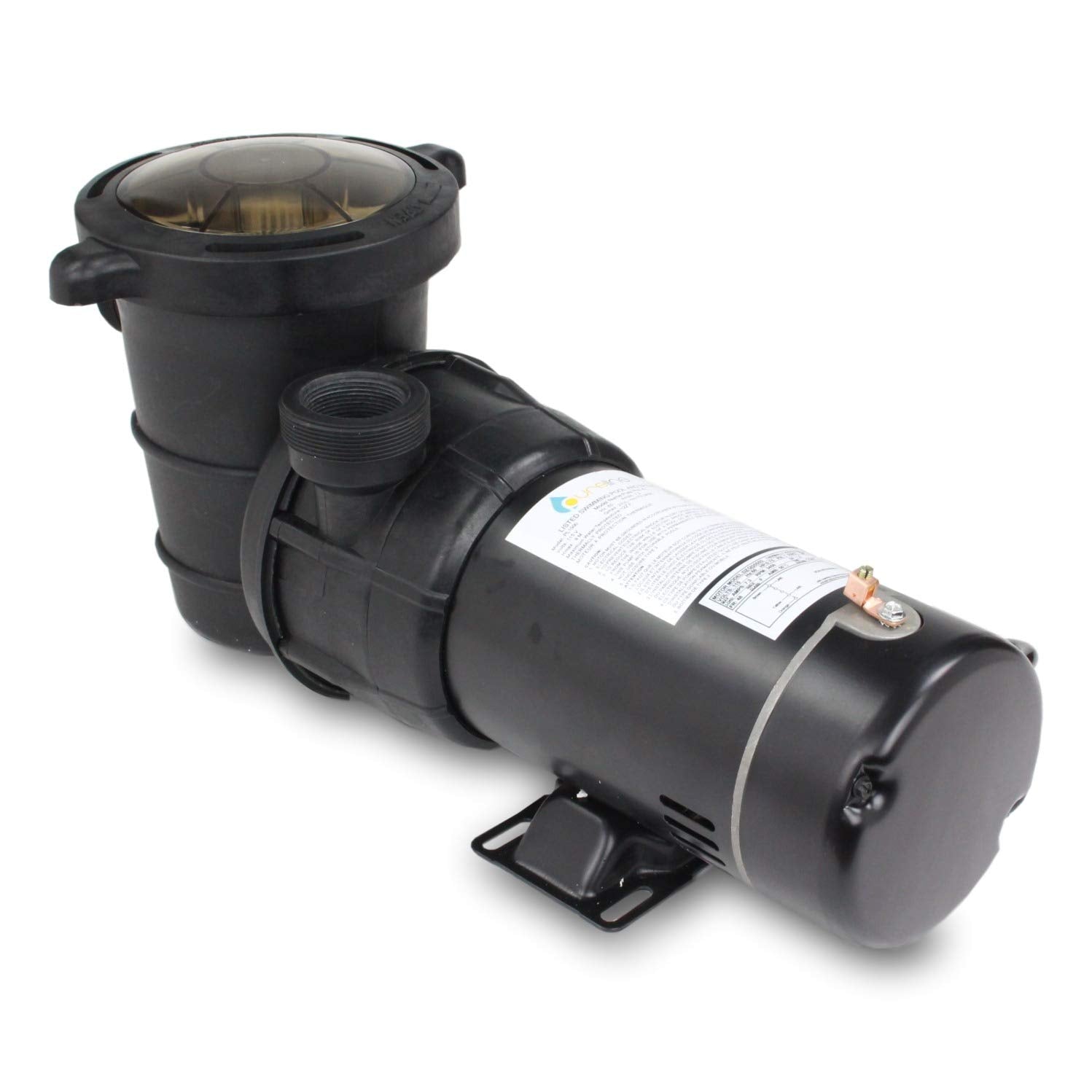 Pureline pump size comparison by hand to show compact, serviceable scale