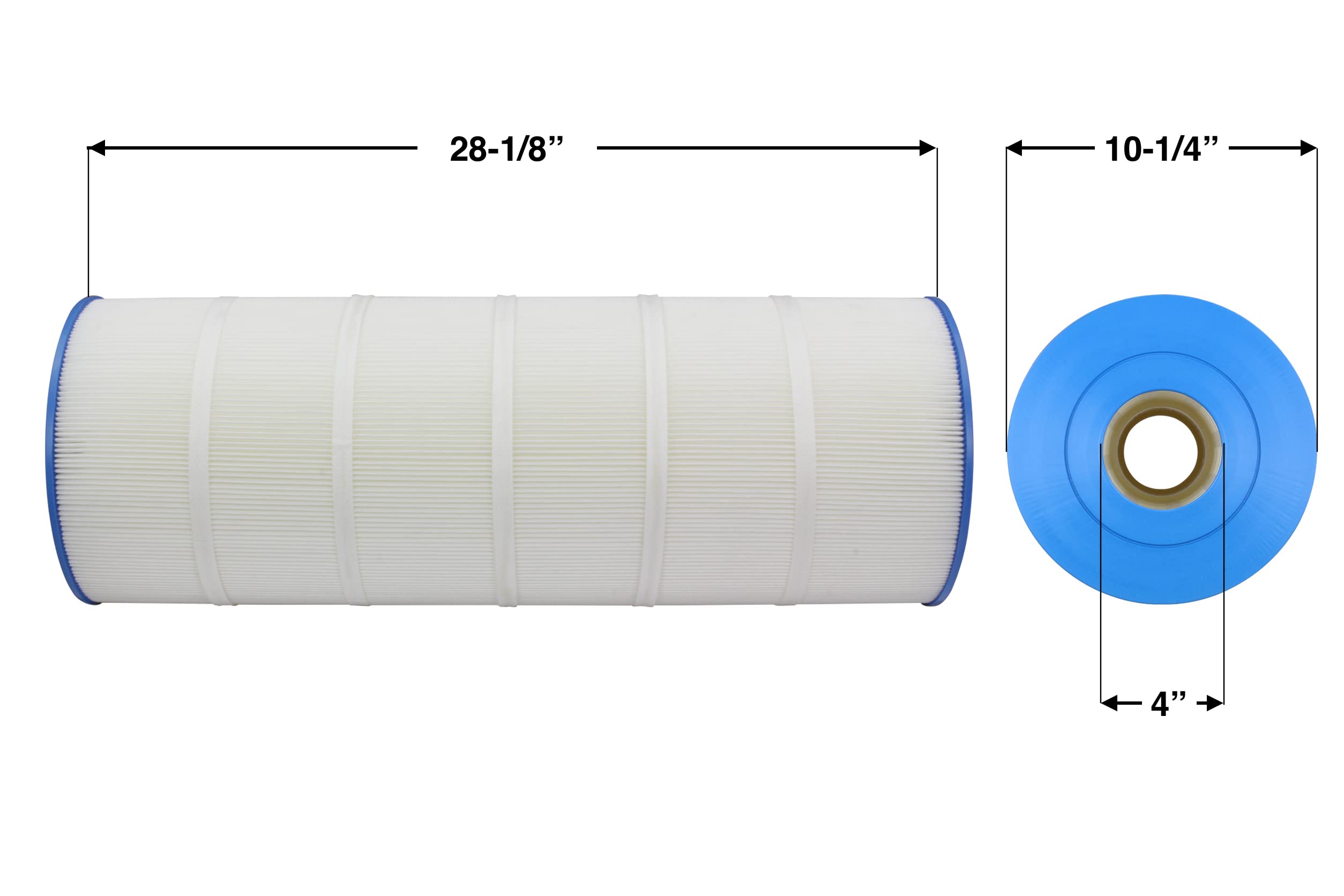 Pureline beside a ruler showing 28 inch length for quick compatibility check