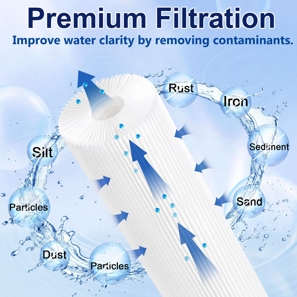 PURIFRIZ cartridge installed in spa housing demonstrating easy replacement benefit