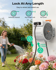 Puritron nozzle displaying nine patterns for versatile watering