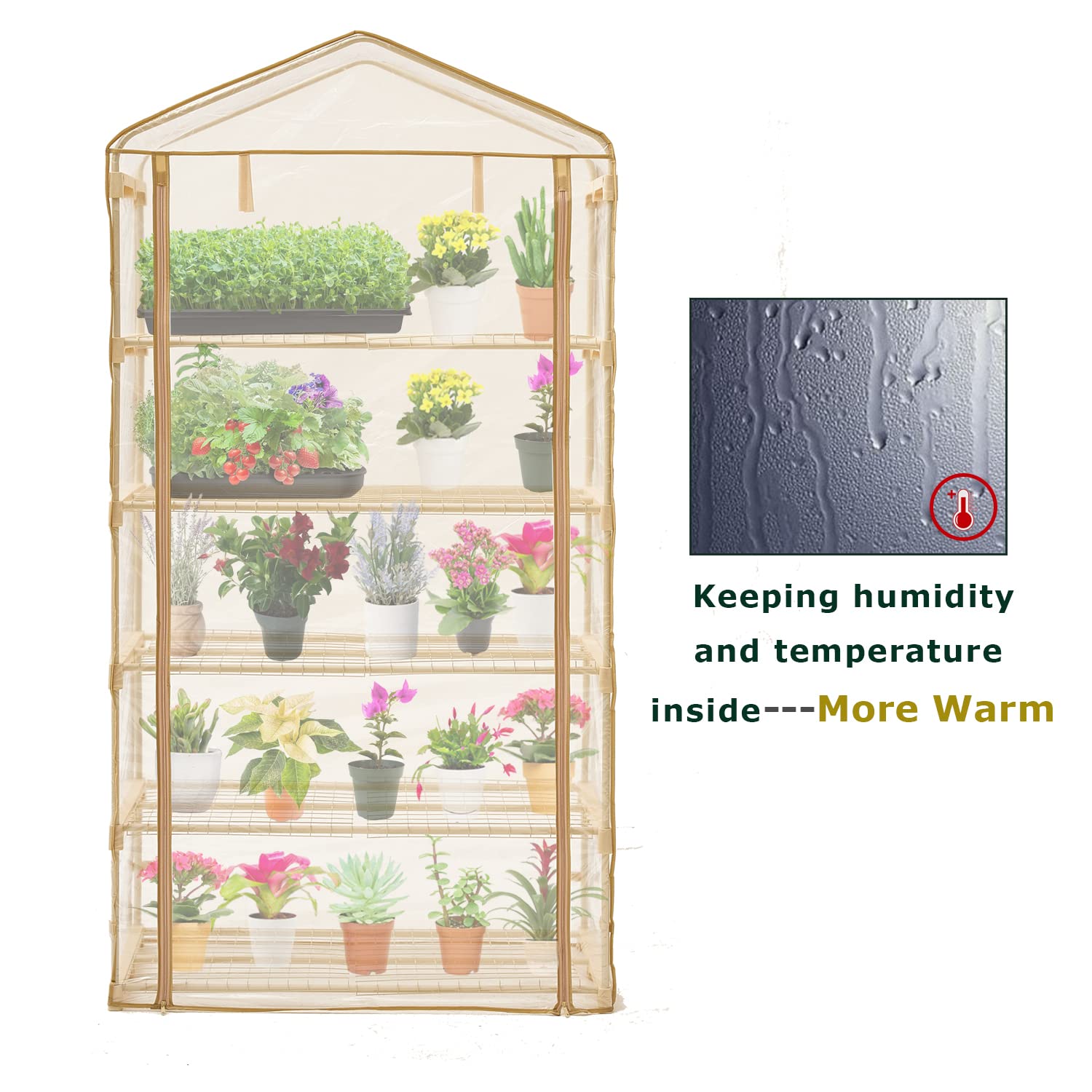 Purlyu roll-up door open to show ventilation and access benefit