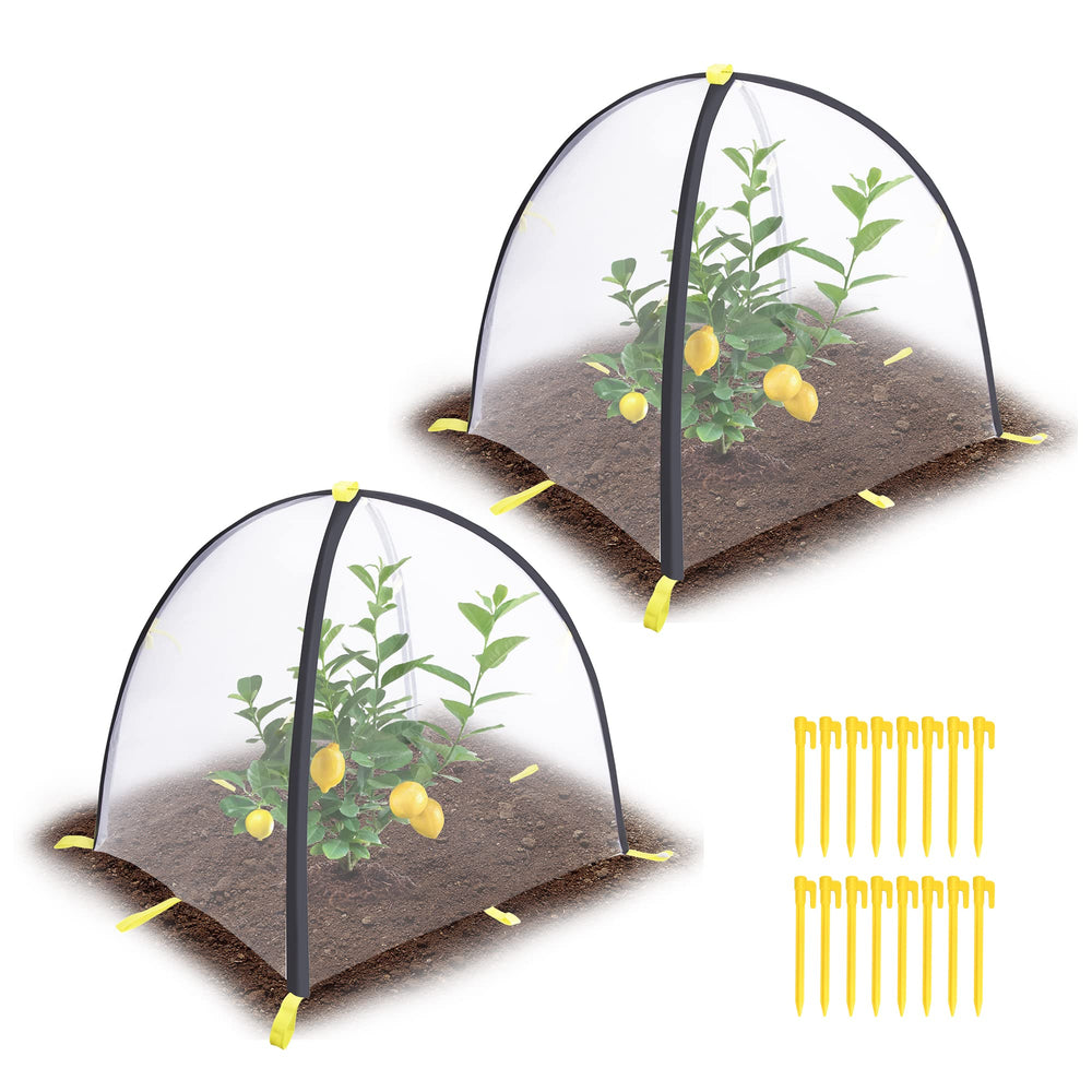 PURPLE STAR 1N front view plant tent showing full coverage and protection