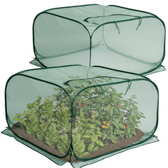 PURPLE STAR 1N front view pop-up cover showing full plant protection benefit