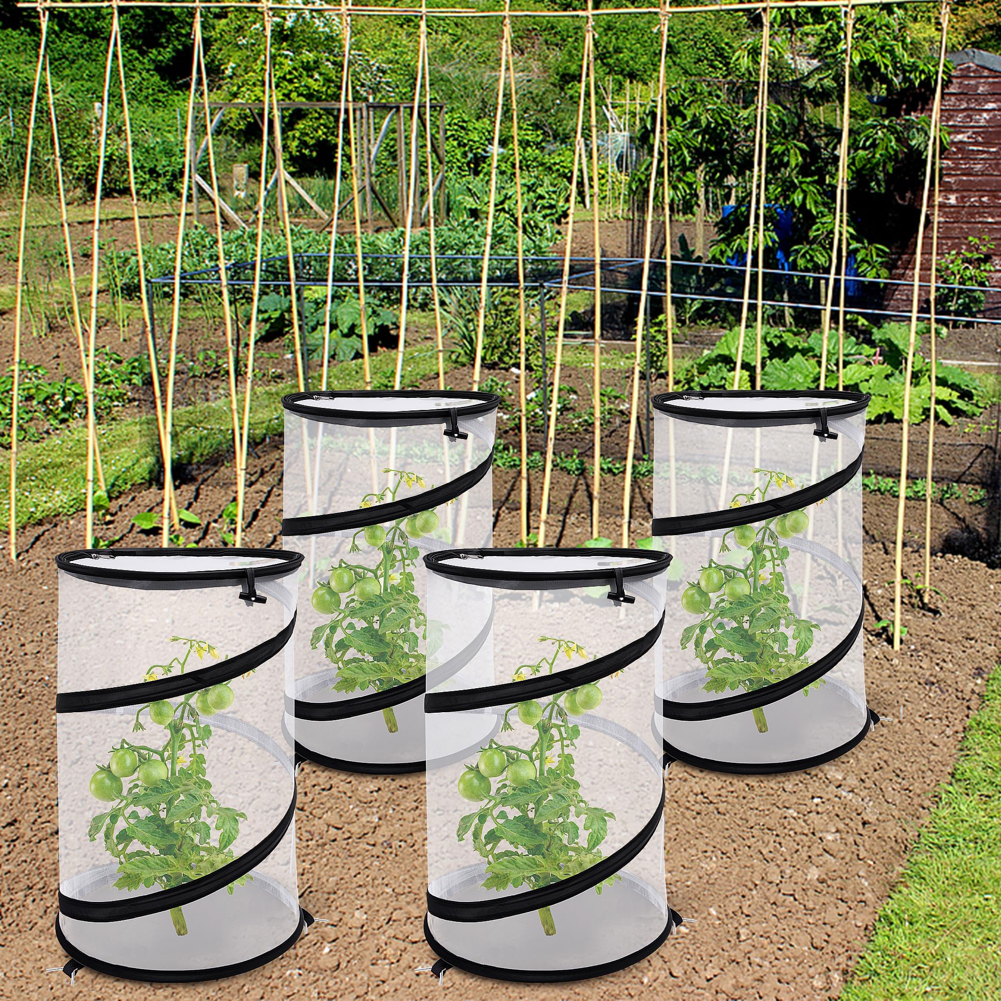 PURPLE STAR 1N included ground stakes and bags displayed for secure installation