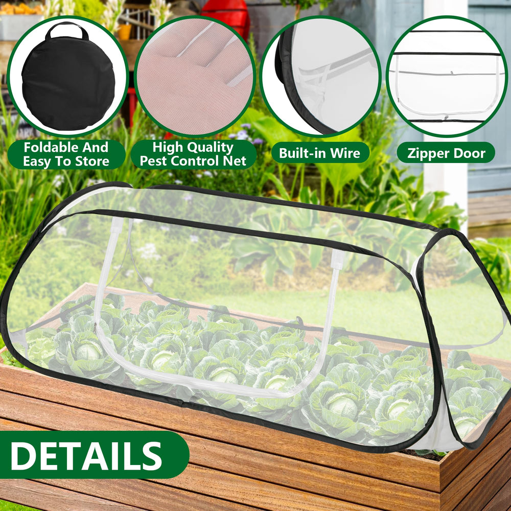 PURPLE STAR 1N side zipper door open for easy watering and harvesting access