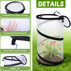 PURPLE STAR 1N top zipper detail for easy watering and quick access benefit
