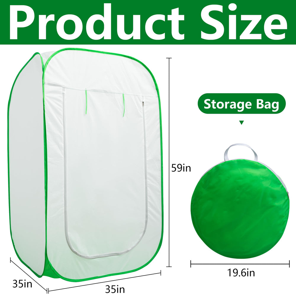 PURPLE STAR 1N zipper door open for quick watering and maintenance access