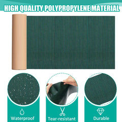 Pushglossy adhesive backing peeled showing strong bond for durable pool cover repairs