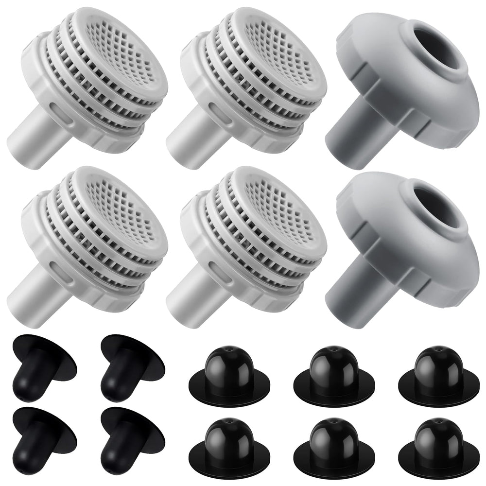 Pushglossy front view of kit parts showing included components and easy replacement benefit